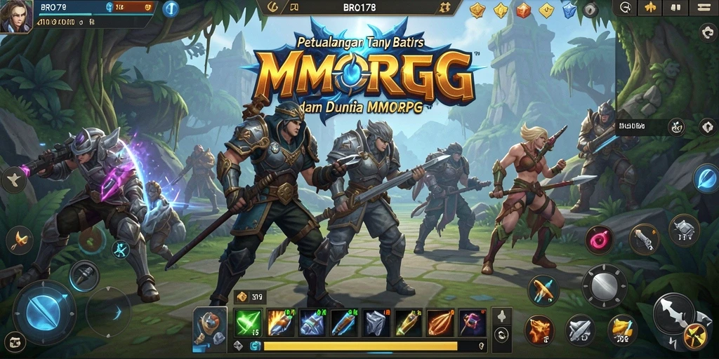 Tampilan gameplay mendalam dan interaktif dalam BRO178.