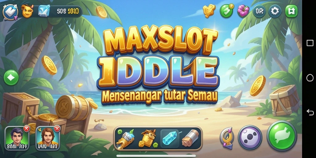 Tampilan gameplay MAXSLOT yang menarik dengan slot beragam tema.