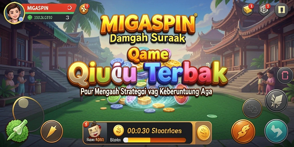 Gameplay QiuQiu yang menarik dan menegangkan di MIGASPIN.